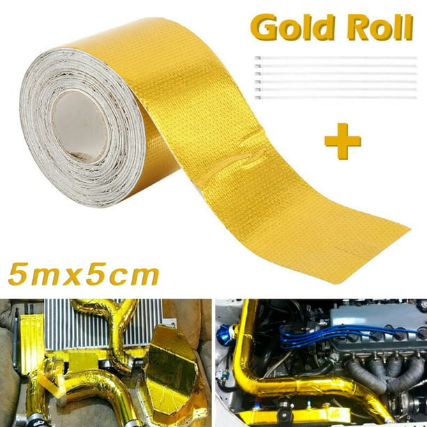 Aluminium Foil Tape Rolls Heat Insulation Self Adhesive 5M